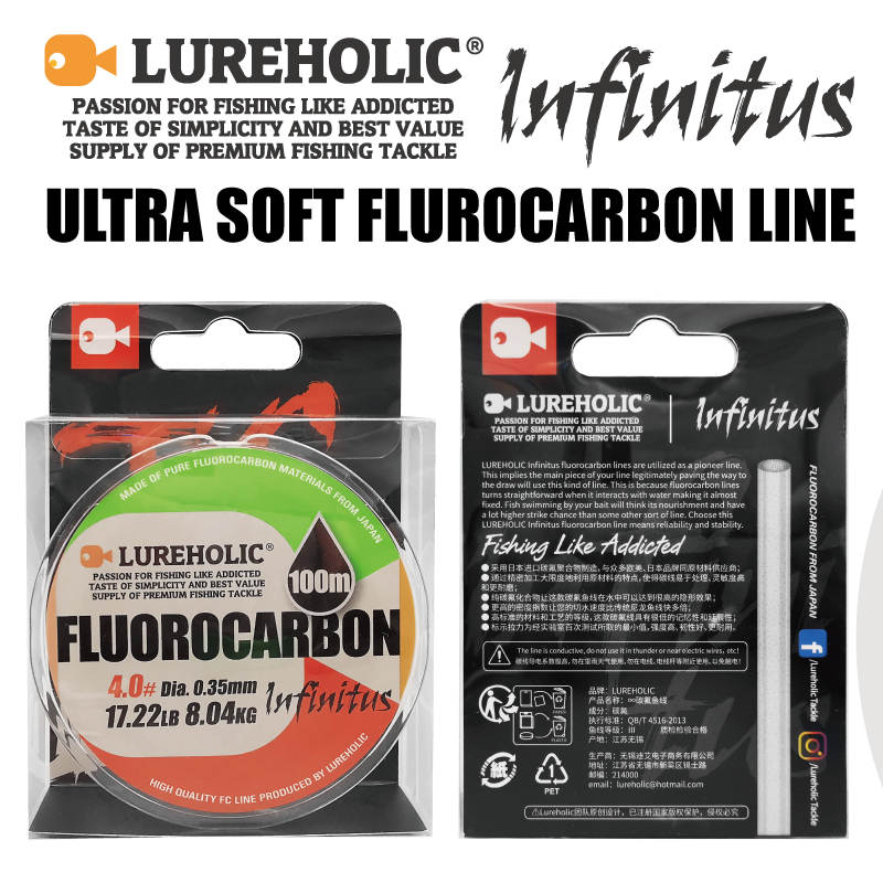 Fluorocarbon Line - Lureholic Vô Cực Utra Mềm Mại