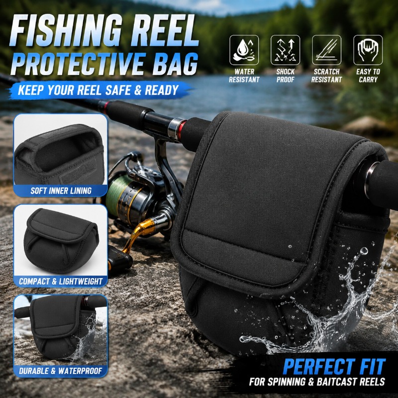 Fishing Line Box - Fishing Reel Protective Cover Bag Spinning