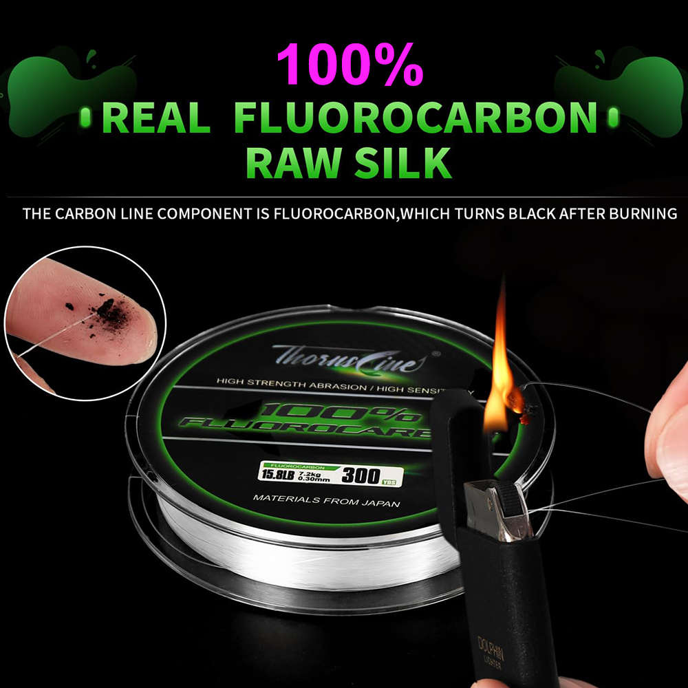 ThornsLine 100% Fluorocarbon F - đánh giá và giá Fluorocarbon Line