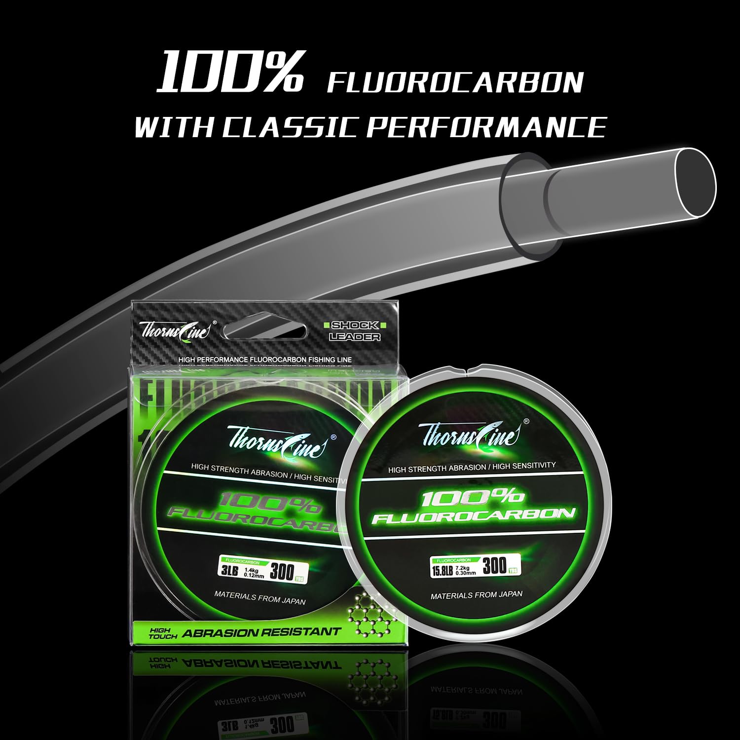 ThornsLine 100% Fluorocarbon F - đánh giá và giá Fluorocarbon Line